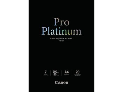 CANON PT-101 A4 20FG. PHOTO  PAPER PRO PLATINUM 2768B016