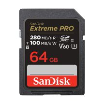 SANDISK SDXC64GB EXTREME PRO  V60 UHSII 100-280Mbs 3100861