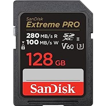 SANDISK SDXC128GB EXTREME PRO  V60 100-280Mb/s 3100862