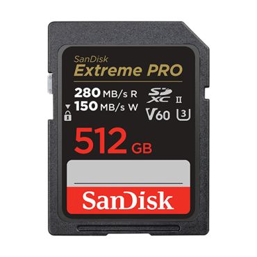 SANDISK SDXC512GB EXTREME PRO  V60 150-280Mb/s 3100864